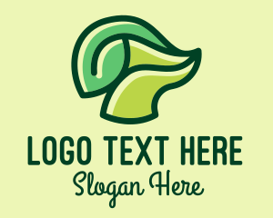 Leaf - Green Leaf Stalk logo design