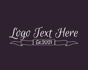 Clothing Line - Elegant Banner Boutique logo design