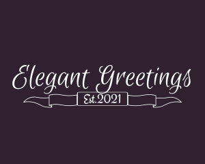 Elegant Banner Boutique logo design