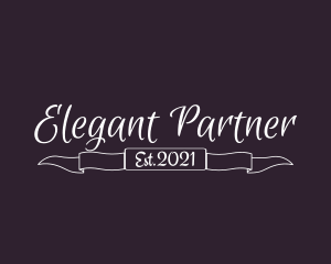 Elegant Banner Boutique logo design