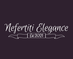 Elegant Banner Boutique logo design