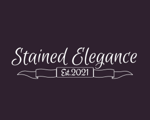 Elegant Banner Boutique logo design