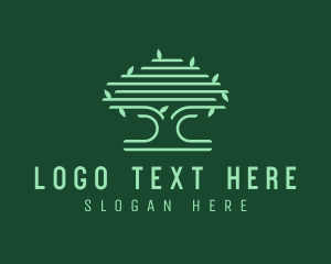 Log - Forest Jungle Tree logo design