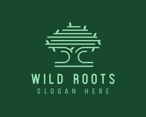 Jungle - Forest Jungle Tree logo design