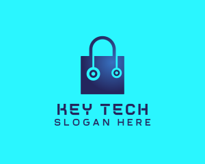 Tech Digital Shopping  logo design