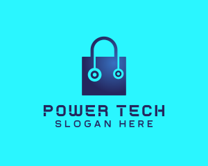 Tech Digital Shopping  logo design