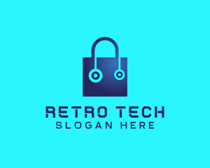 Tech Digital Shopping  logo design