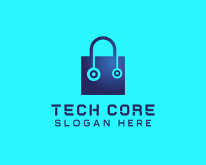 Tech Digital Shopping  logo design