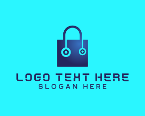 Online Shop - Tech Digital Shopping logo design