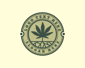 Dispensary - Weed Cannabis Leaf logo design