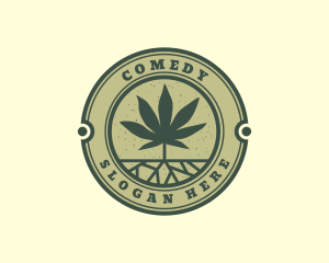 Weed Cannabis Leaf Logo