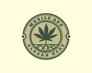 Weed Cannabis Leaf Logo