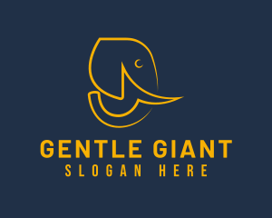 Wild Elephant Safari logo design