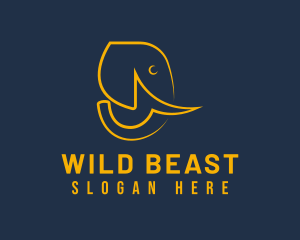 Wild Elephant Safari logo design