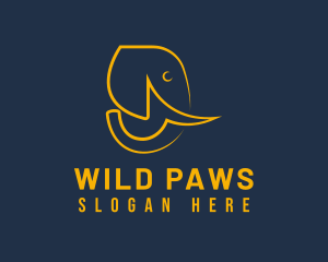 Mammal - Wild Elephant Safari logo design