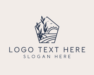 Sustainable - Land Farming Agriculture logo design