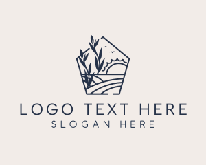 Farming - Land Farming Agriculture logo design