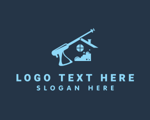 House - House Pressure Washing logo design