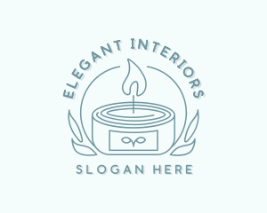 Scented Candle Souvenir logo design