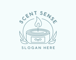 Scented Candle Souvenir logo design