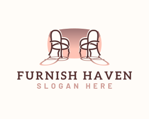 Furnish - Chair Seat Fixture logo design