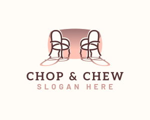 Upholstery - Chair Seat Fixture logo design