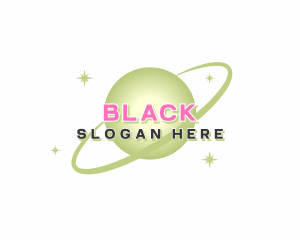 Sparkle - Planet Star Orbit logo design