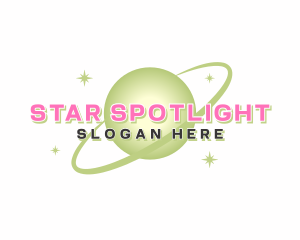 Planet Star Orbit logo design