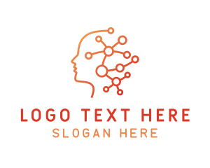 Tech Company - Artificial Intelligence Coding logo design