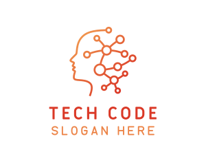 Artificial Intelligence Coding logo design