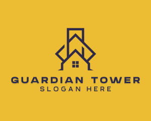 Real Estate Tower logo design