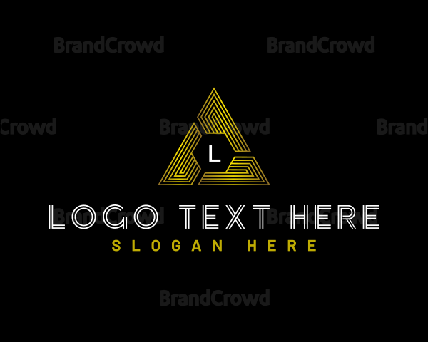 Tech Pyramid Triangle Logo