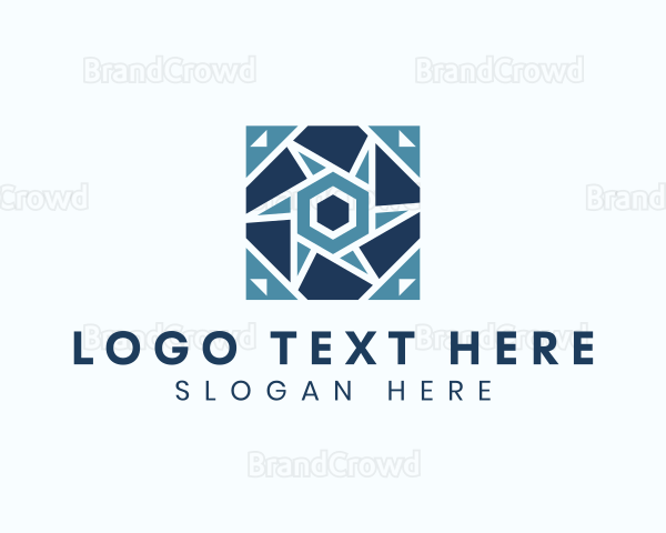 Tile Floor Pattern Logo