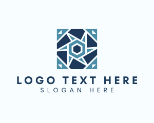 Tile Floor Pattern Logo