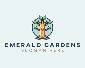 Eco Garden Planting logo design