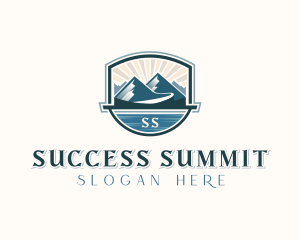 Summit Adventure Trekking logo design