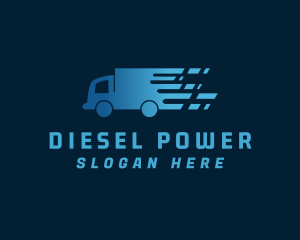 Diesel - Express Delivery Truck logo design