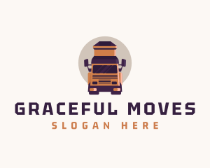 Truck Transport Freight logo design