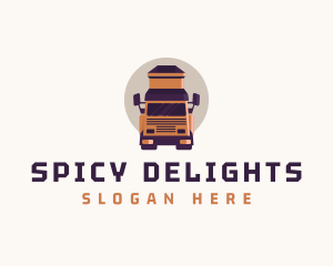 Logistics - Truck Transport Freight logo design