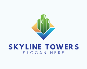 Skyscraper City Building  logo design