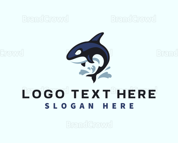 Wild Orca Whale Logo