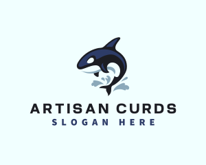 Wild Orca Whale logo design