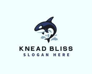 Wild Orca Whale logo design