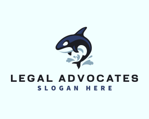 Wild Orca Whale logo design