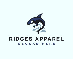 Wild Orca Whale logo design