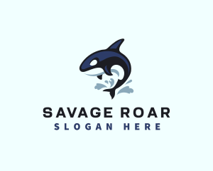 Wild - Wild Orca Whale logo design