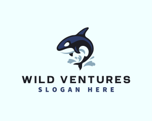 Wild - Wild Orca Whale logo design