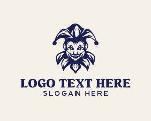 Drama - Jester Carnival Clown logo design