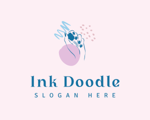 Scribble - Scribble Nail Salon logo design