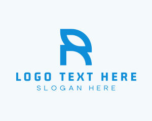 Investment - Modern Generic Leaf Letter R logo design